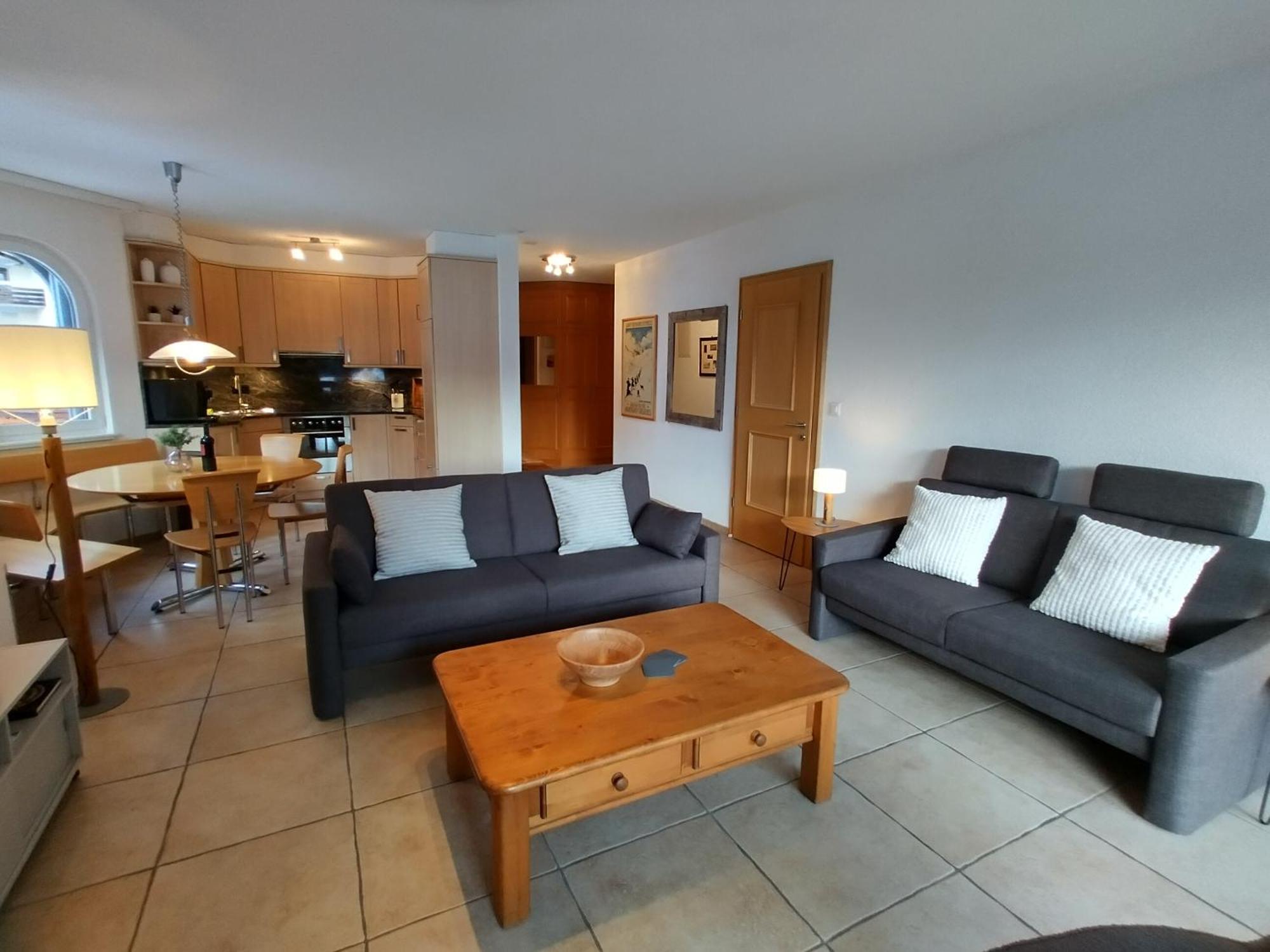 Residence Golf C 21 Leukerbad Bagian luar foto