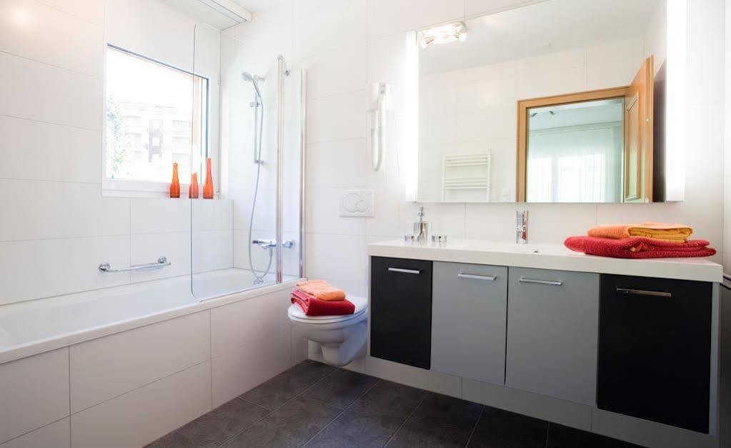 Residence Golf C 21 Leukerbad Bagian luar foto